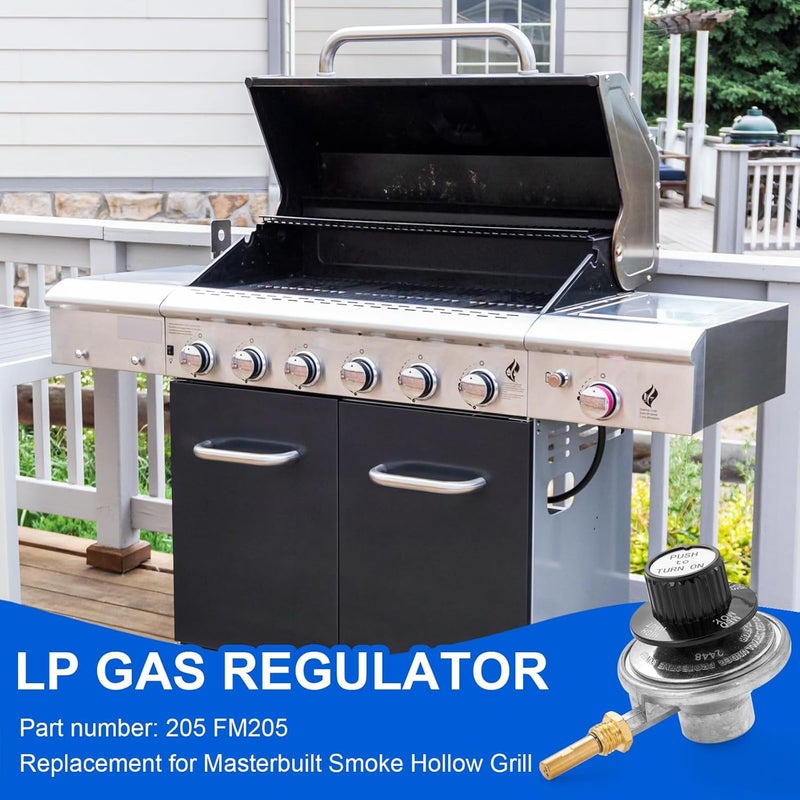 Catilon Grill Control Valve for Masterbuilt Smoke Hollow Grill Parts Regulator Valve, MB20030819 Control Valve FM205 - Image 2